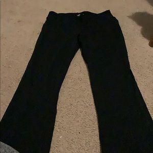 Old navy flare work out pants